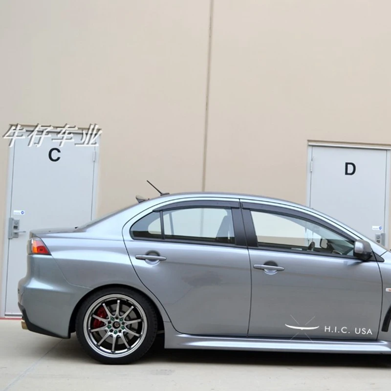 Для Mitsubishi Lancer EX Evo 2008 2009 2010 2011 2012 2013 2014 2015 АБС пластик Неокрашенный праймер цветной