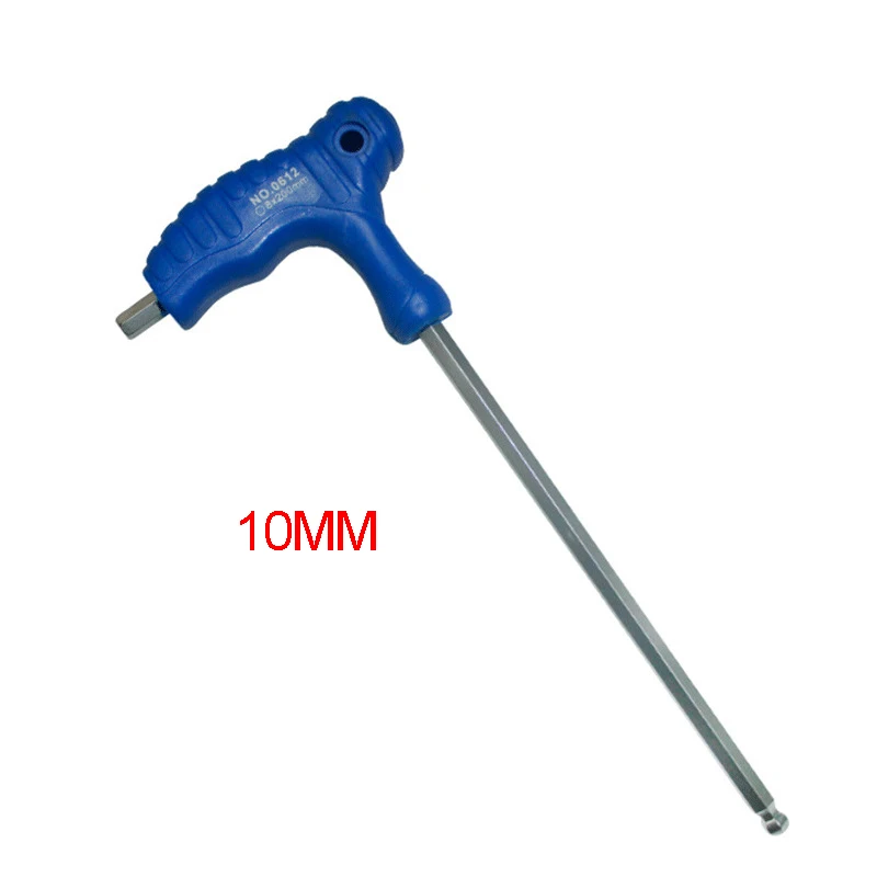 

9pcs T-Handle Hex Key Wrench Ball End Allen Hex Key Wrench Spanner Hand Tool Set 1.5mm-10mm For Auto Bike Motorycle Reapair