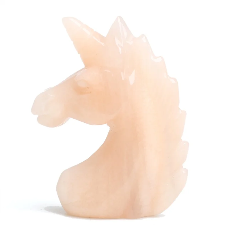 

2.36 inch Natural Crystal Handcrafted Figurine, Healing Energy Carved Ornament Gemstone