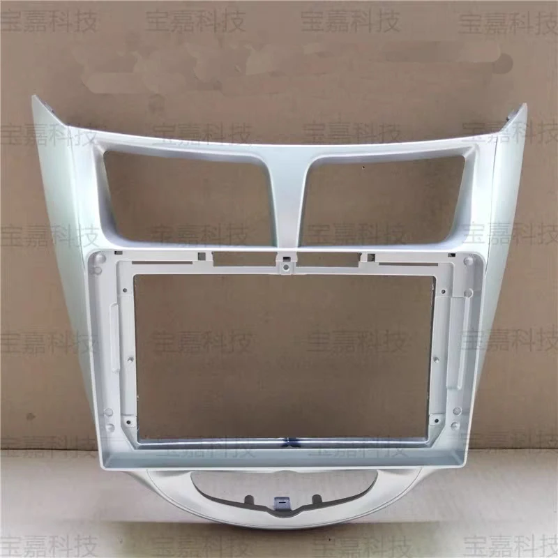 Специальный 9 дюймовый автомобильный Радио Панель рамка тире для Hyundai verna Solaris 2010