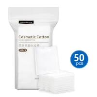 50pcs set organic cotton pads facial cut cleansing makeup puff cosmetic makeup remover wipes face wash cotton pads health care