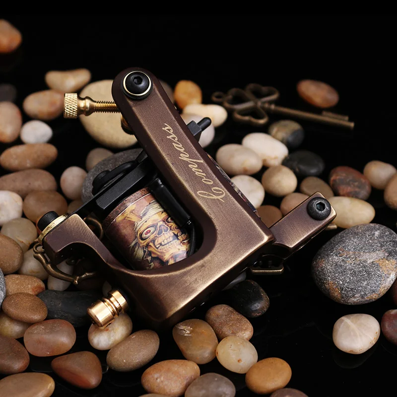 2 шт. медные тату пистолеты 10 палочек|tattoo machine pieces|machine photocopytattoo custom |