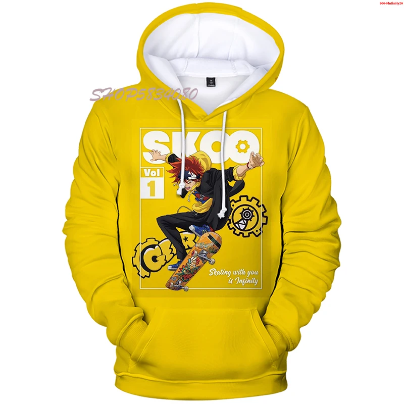 Лидер продаж Толстовка SK8 с рисунком бесконечности Reki Косплей Аниме 3D принт