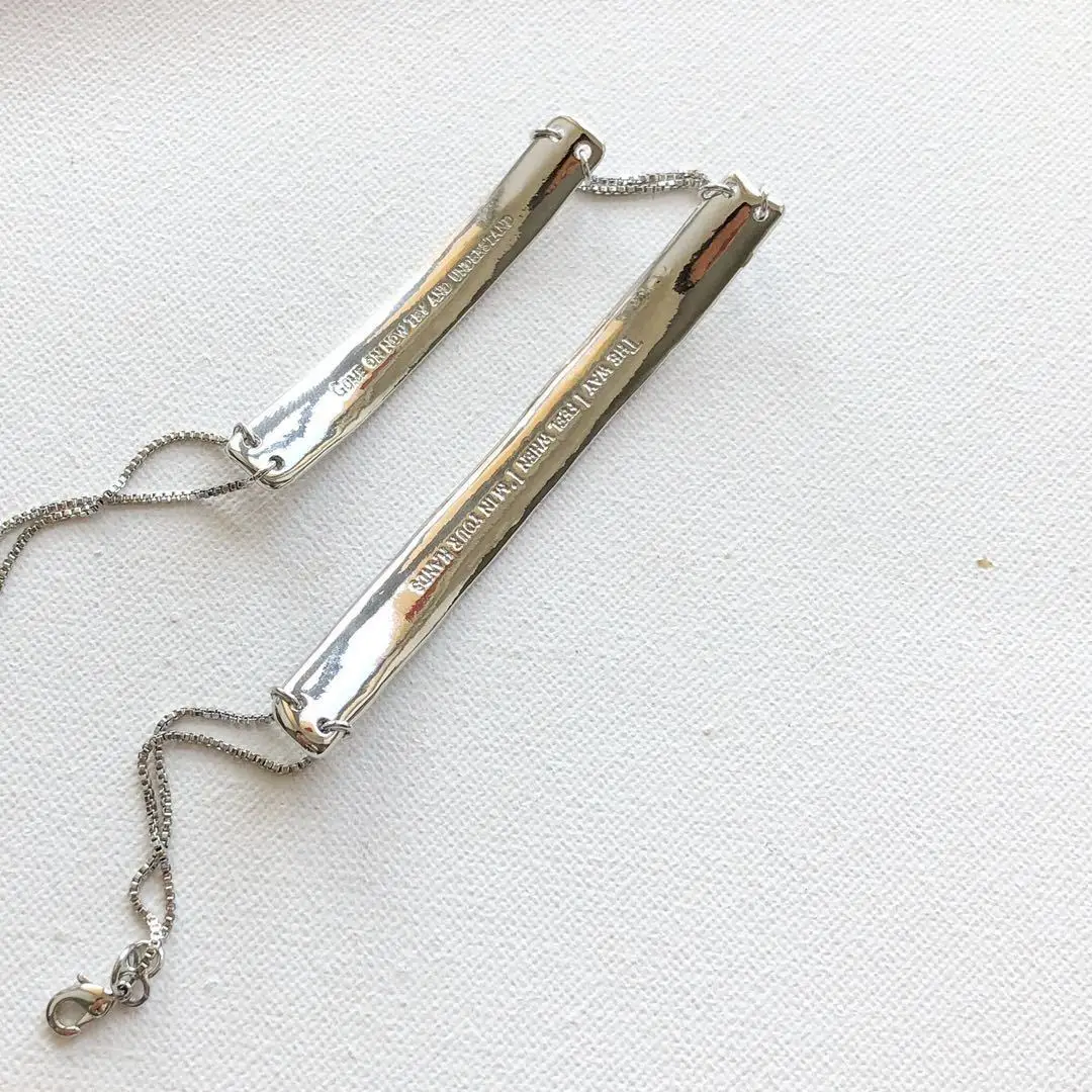 19 летнее новое ожерелье простое Европейское и американское металлическое модное