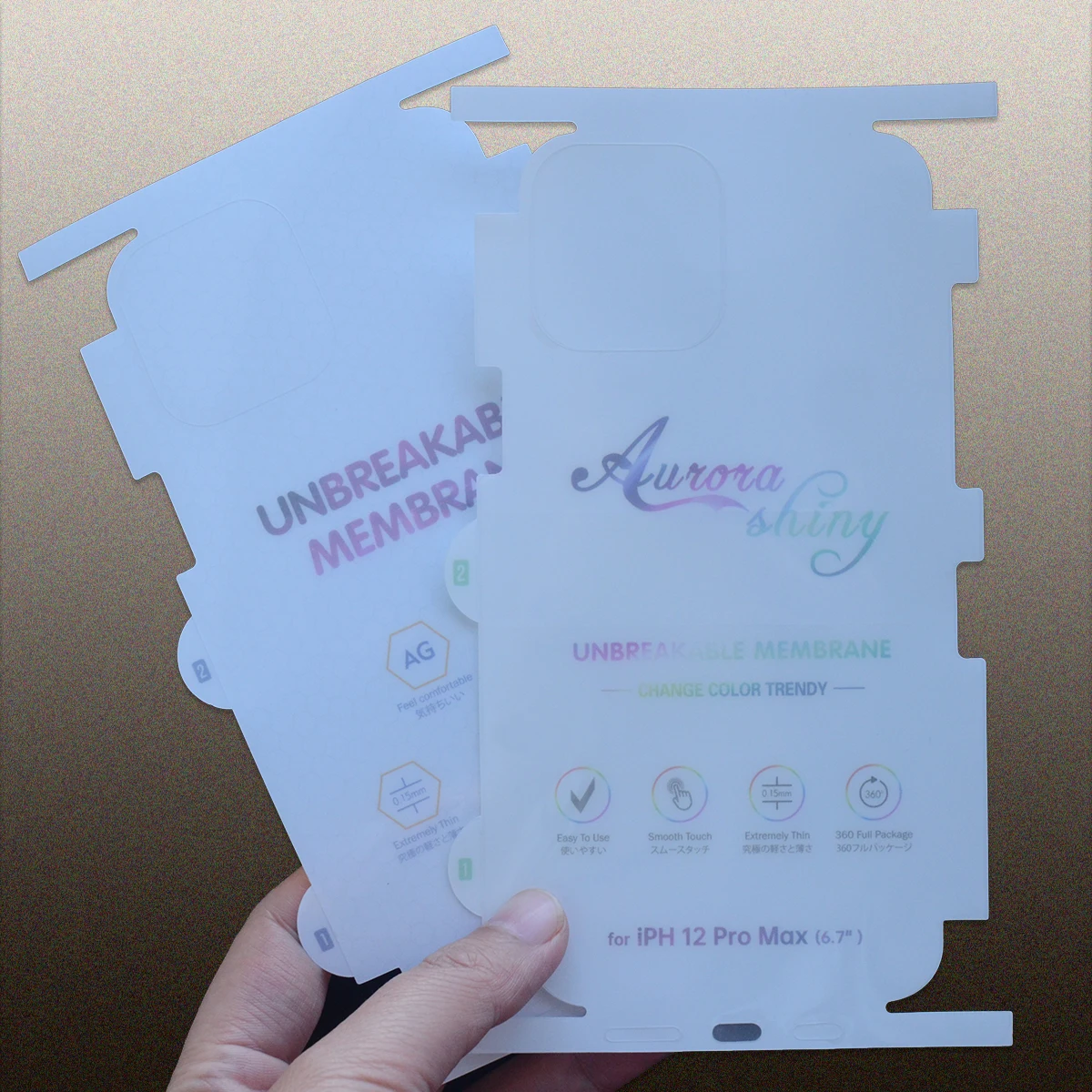 

New HD & Matte UnBreakable Membrane TPU Hydrogel Film For iPhone 13 12 11 Pro Max Mini Full Body Back Rear Screen Protector