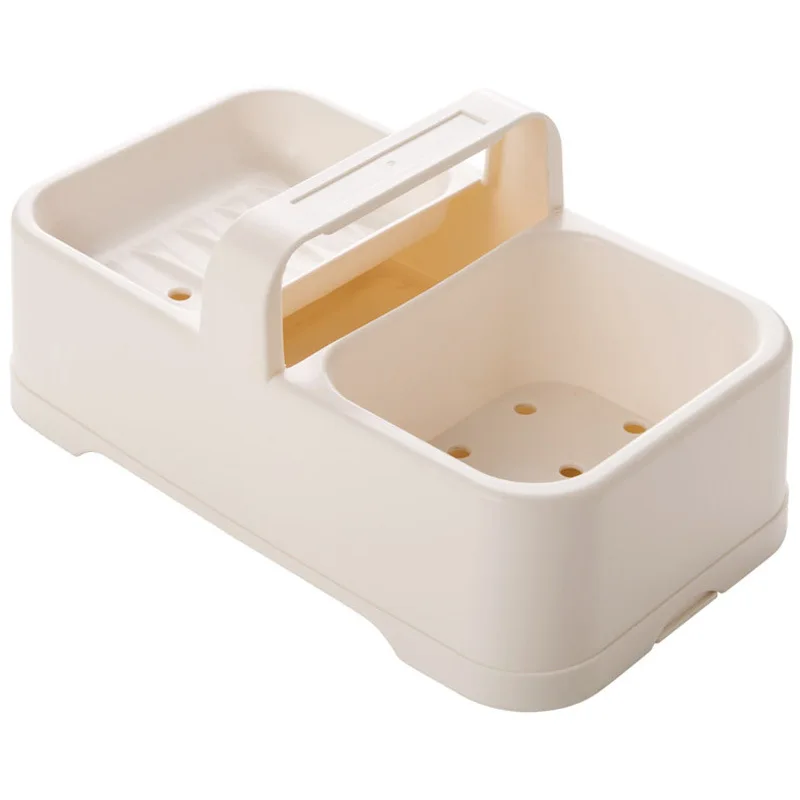 

Large soap box portable toilet double drain soap box bathroom accessories storage rack bathroom accessories