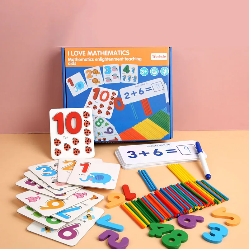 

Wooden Educational Number Math Calculate Game Toy Mathematics Puzzle Toys Kid Early Learning Counting Material Kids Gifts