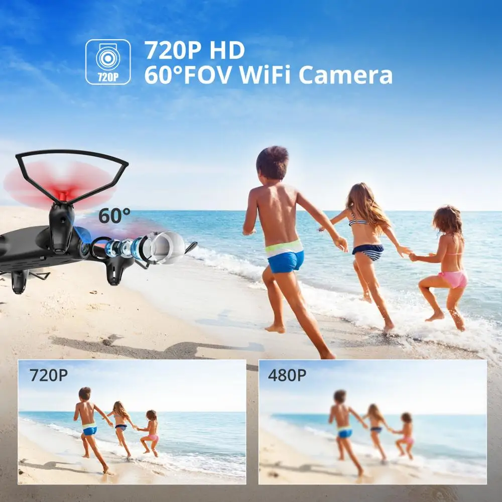 Мини Дрон Holy Stone HS370 с камерой Wi Fi FPV 720P|Радиоуправляемые вертолеты| |