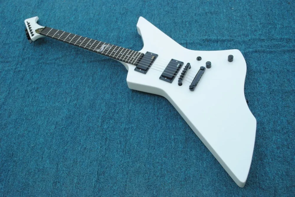Красное дерево белая электрическая гитара KSG snakebyte james hetfield подставка из розового