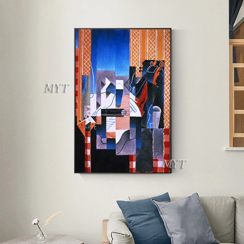 Украшение для дома ручная работа знаменитая абстрактная живопись маслом