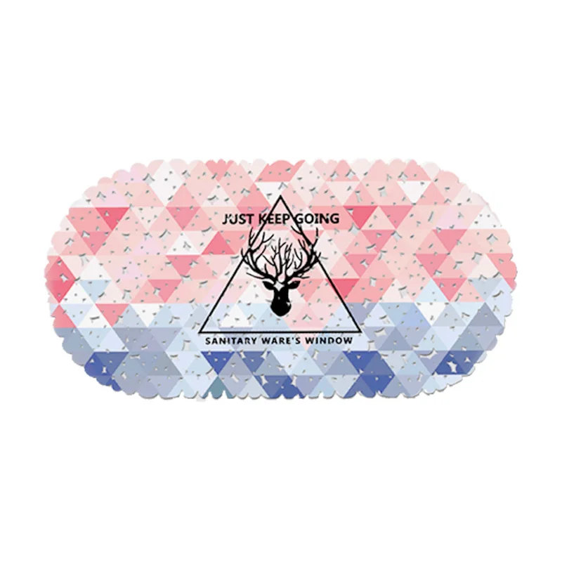

Bath Mats FreeShipping pvc shower bath mat Nonslip floor deer mat anti-slip mat bathroom