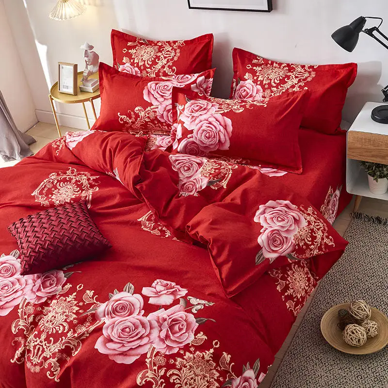 Традиционное китайское освещение набор постельных принадлежностей романтичное