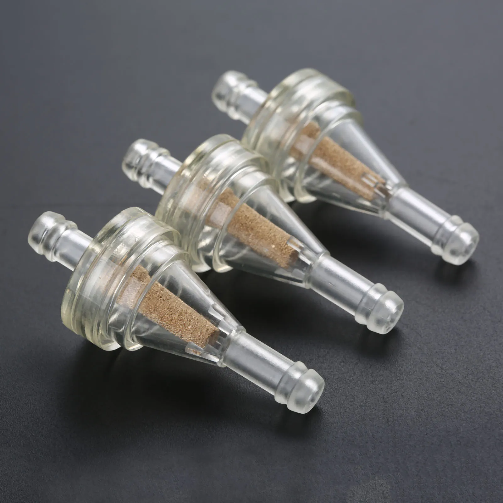 

3X Motorcycle 6mm Inline Petrol Gas Fuel Filters Cleaner Fuel Filter Cleaner Copper Core For Honda Suzuki Kawasaki