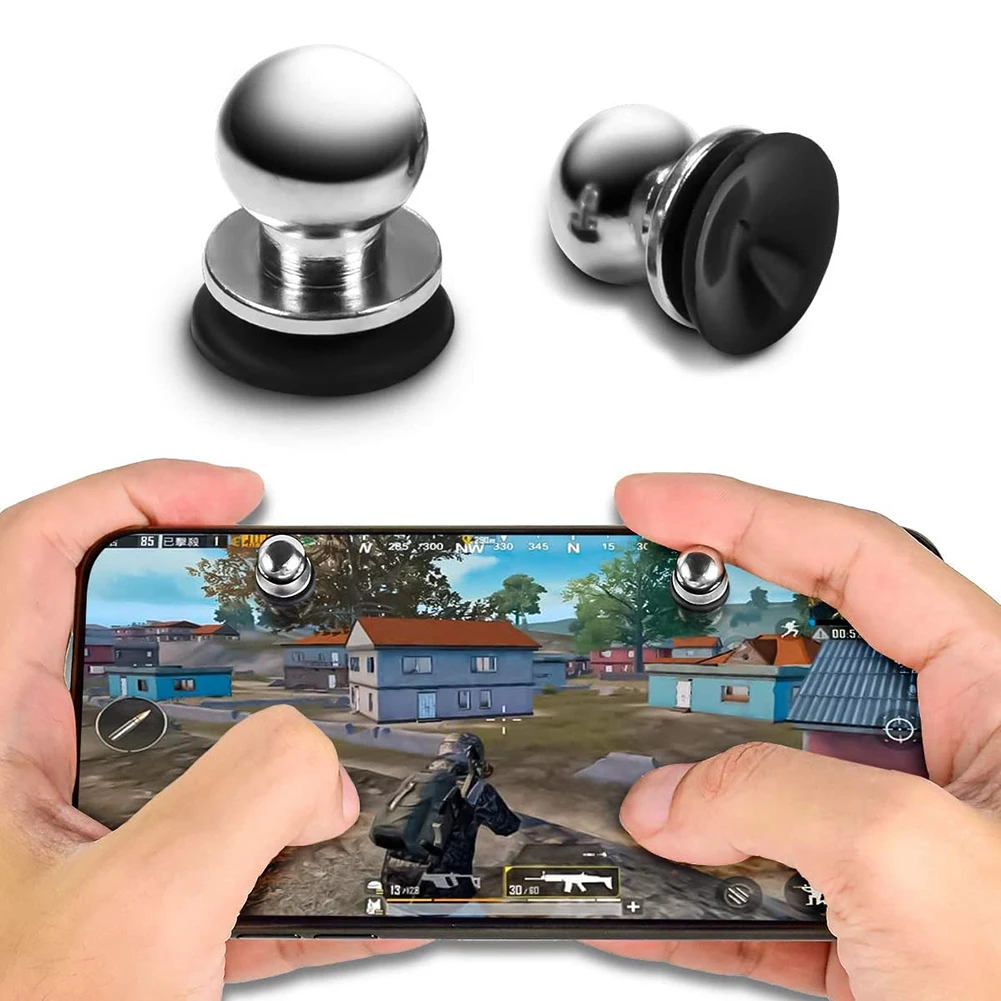 

Metal PUBG Mobile Phone Screen Trigger Button Suction Cup Mobile Game Target Shooting Button Winner Winner Chicken Dinner