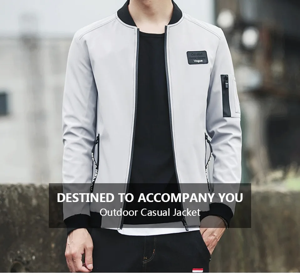 HCXY Для мужчин куртка Демисезонный Мода Марка Slim Fit пальто мужской Бейсбол Курточка бомбер Для мужчин пальто большие размеры 5XL