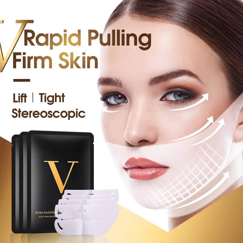 1 шт. лифтинг маски для лица v образная форма тонкий подбородок подтяжка шеи