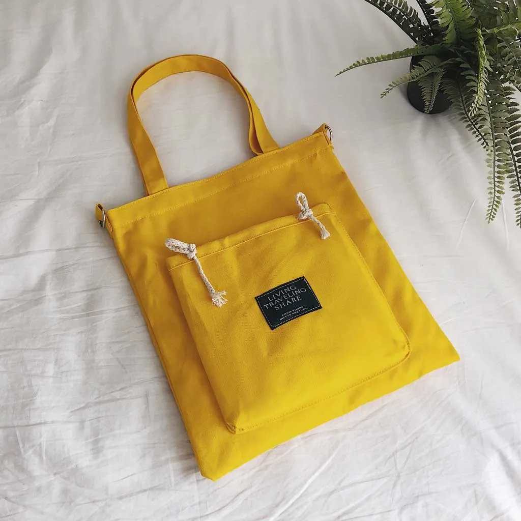 Простая Женская Холщовая Сумка для покупок многоразовые складные экологически