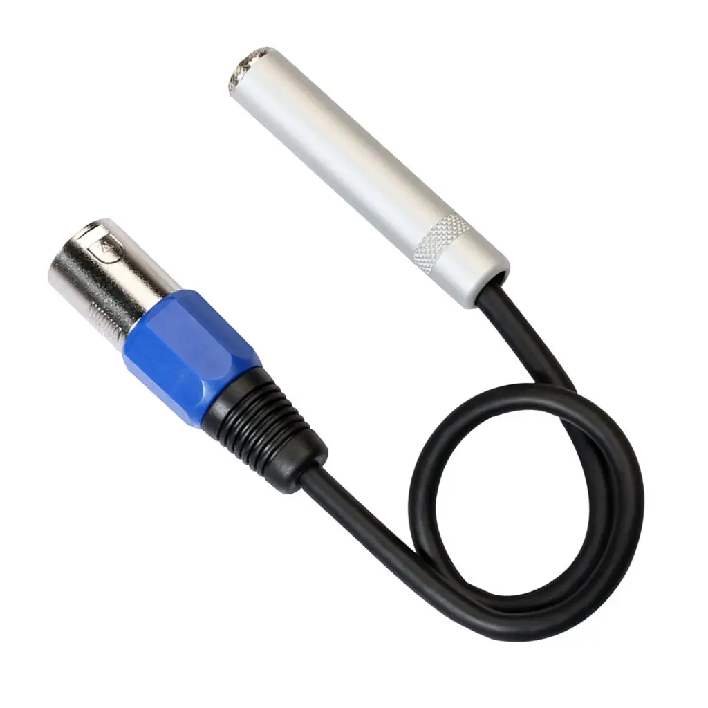 

3-Pin Male XLR Balanced Microphone Adapter to 6.35mm Female Connector