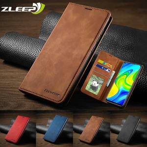 leather flip case for xiaomi poco x3 gt m4 m3 f3 11 11t lite redmi note 10 9 s 10t 9a 9c 9t 8 7 pro max wallet card phone cover free global shipping