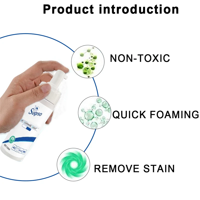 Wash Free Down Jacket Filled Cleaner Spray Dry Cleaning Agent Clothes Carpet Curtain Mattress | Дом и сад