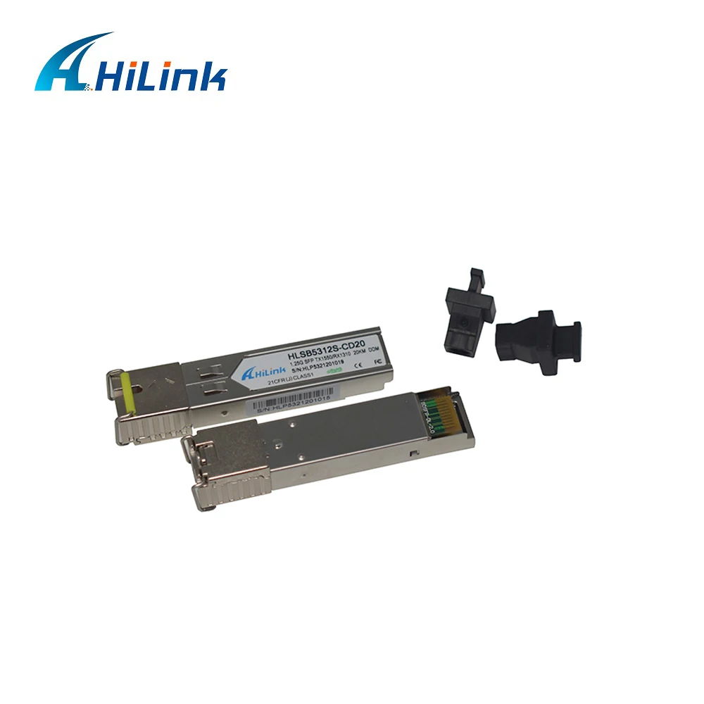 Hilink 1 25G WDM/BIDI SFP 20 км 1G sfp модуль SMF DDM LC/SC|module sfp|sfp modulewdm |