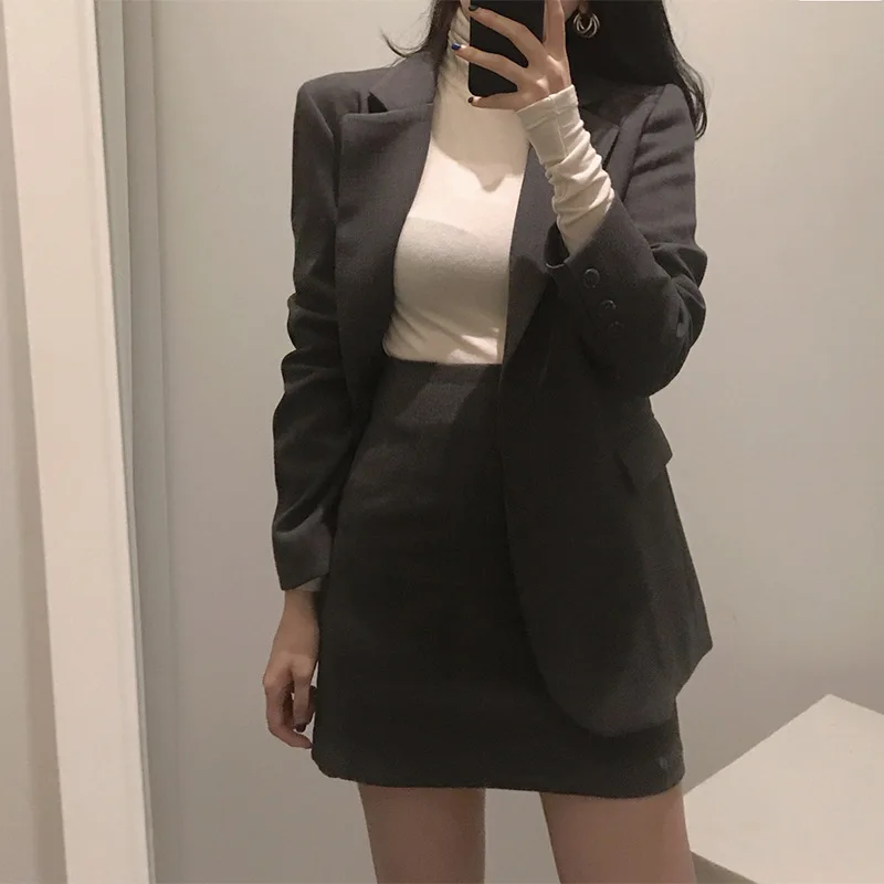 Женский Осенний однотонный Блейзер 2019 | Женская одежда