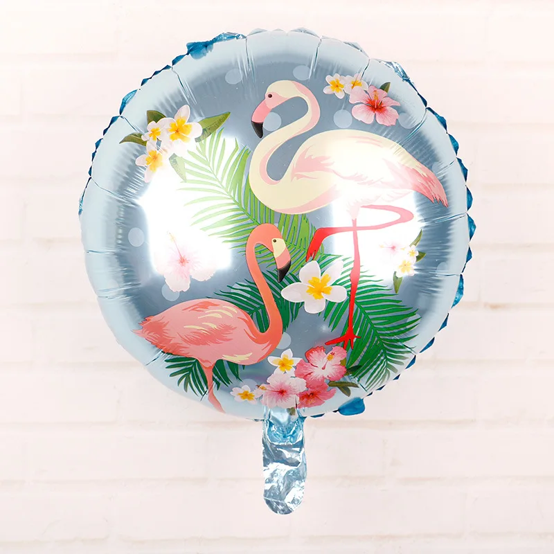 5 шт. воздушные шары в виде синего фламинго 18 дюймов | Дом и сад