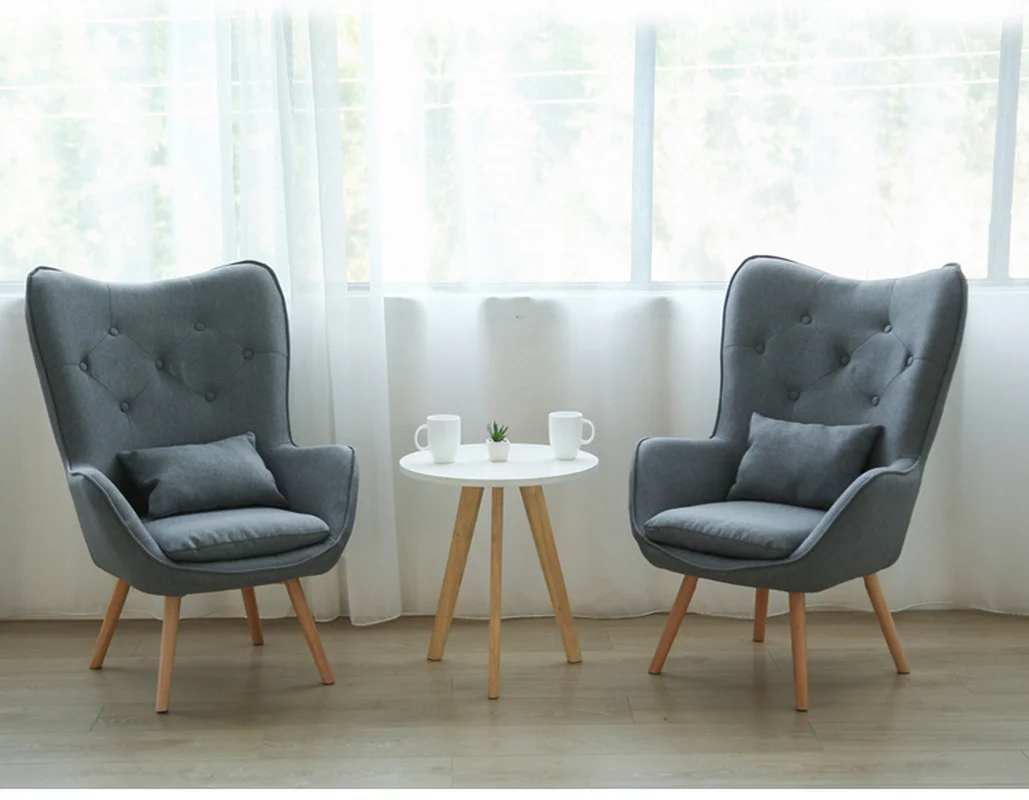 Высокое качество Nordic одной Гостиная диван балкон квартира мини стул ModernSofa