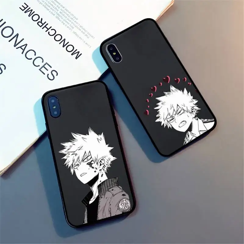 

My Hero Academia Midoriya Phone Case For iPhone 13 12 11 8 7 Pro Max Plus X XS XR MINI Soft Silicone New
