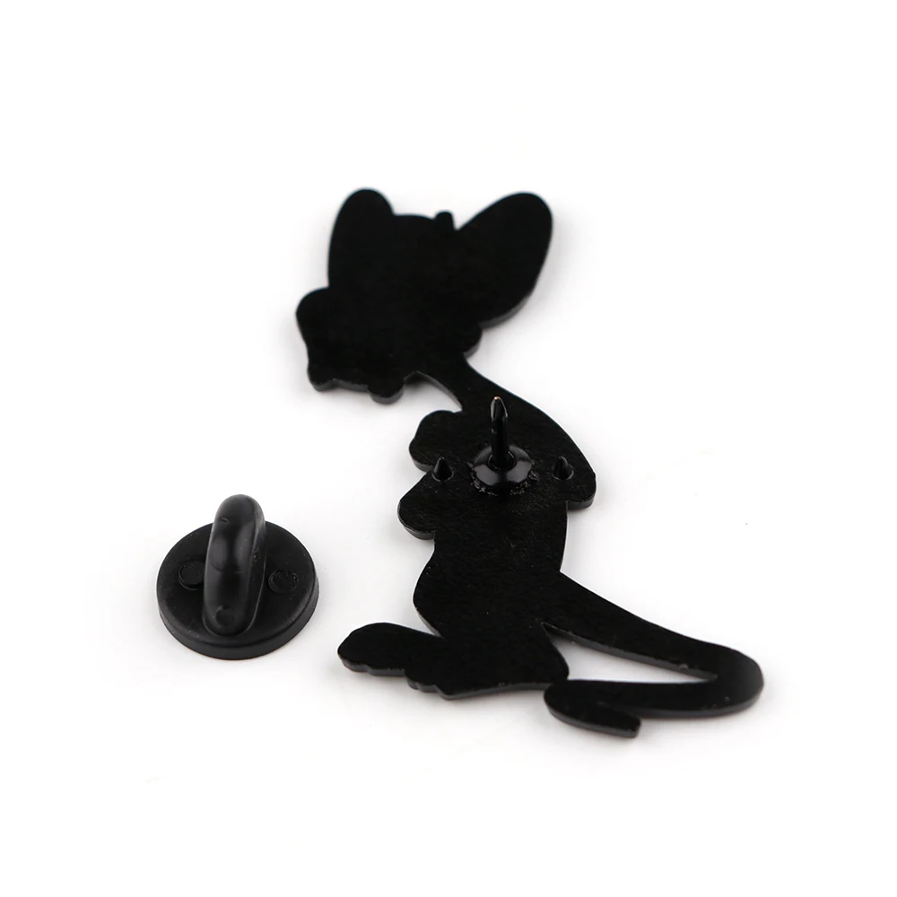 DZ2440 Новинка милая мышь забавные эмалевые заколки для одежды значки на рюкзак