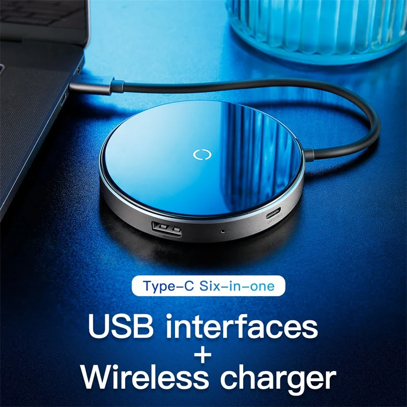 Baseus концентратор USB Type C к HDMI 4k 3 0 Type-c PD Мощность адаптер для MacBook Pro Air Qi
