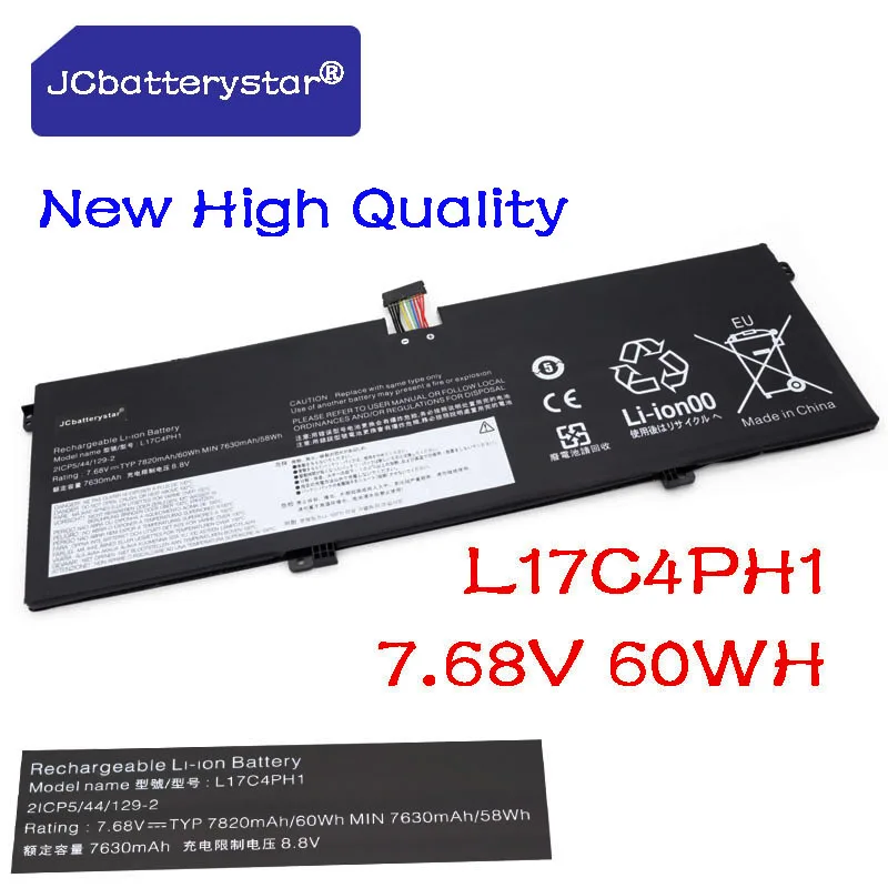 

JC New High Quality L17C4PH1 L17M4PH1 laptop battery for Lenovo YOGA 7 Pro Pro-13IKB C930 C930-13IKB C930-13IKB 81C4