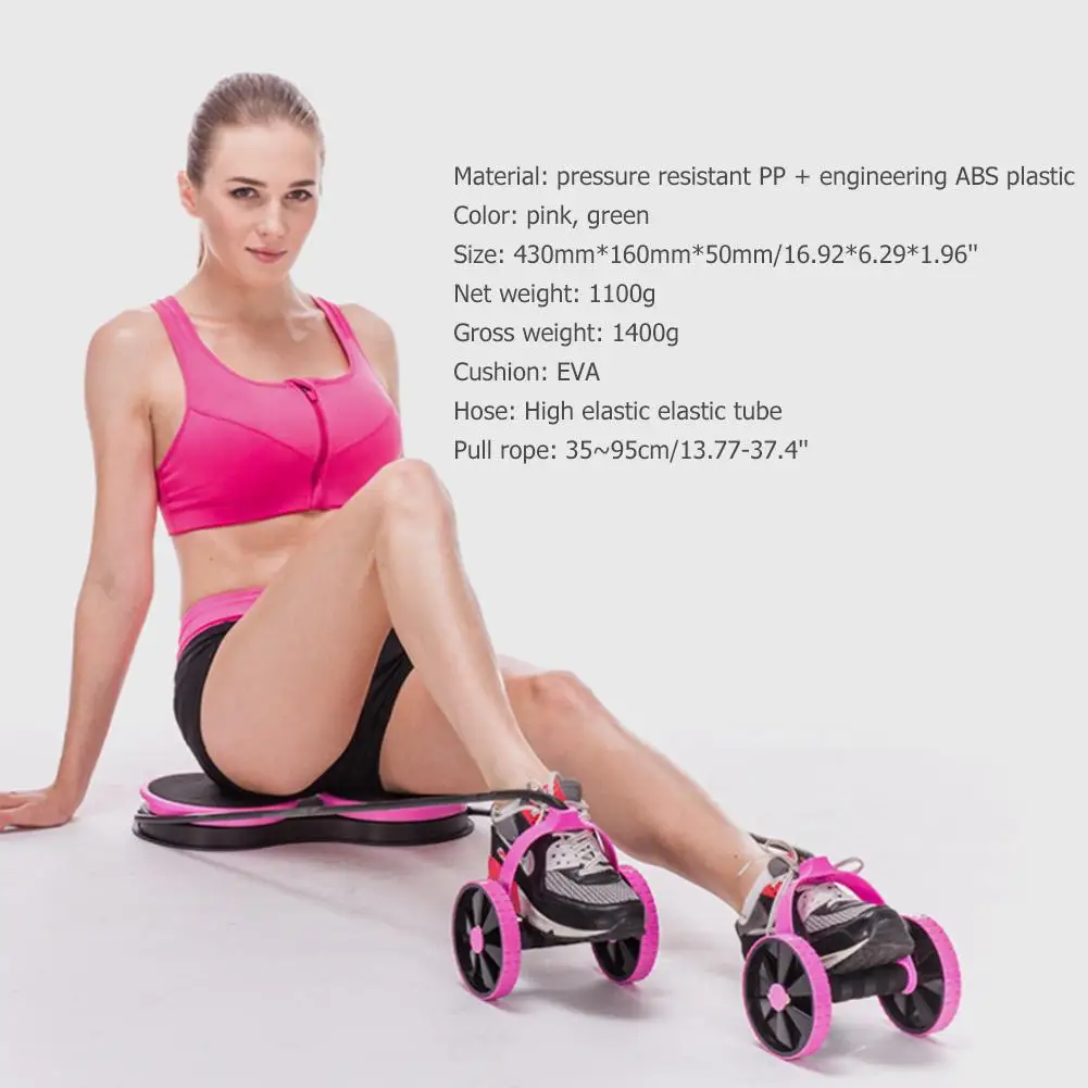 

Ab Roller Wheel Abdominal Trainer Wheel Abdominal Resistance Pull Rope Tool Arm Waist Leg Exercise Fitness Equipment