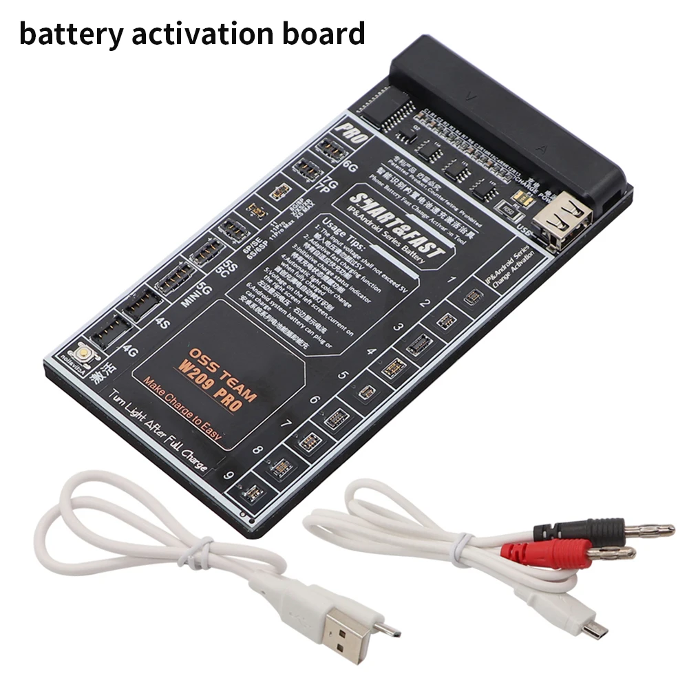 w209pro battery tester activation board for iphoneandroid phone fast charging activation board free global shipping