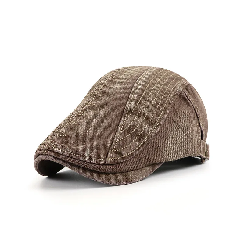 High Quality Cap Men Visor Hat Winter Autumn Warm Flat Caps Vintage Man Boinas Gatsby Hats Winter Sun Hat