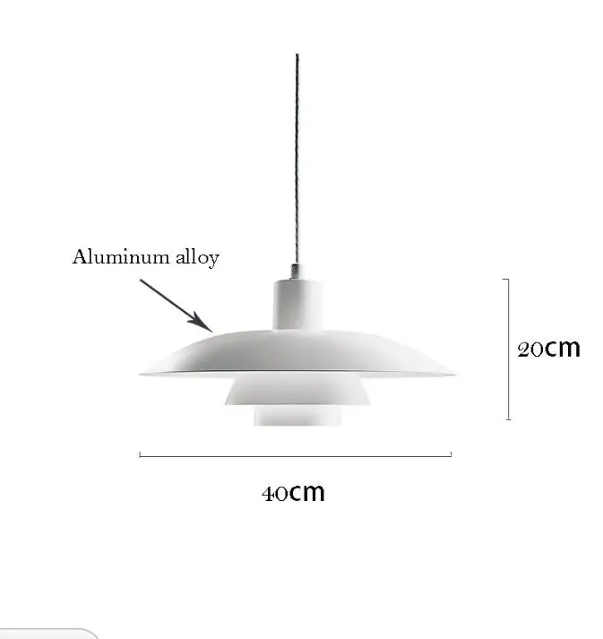 Светодиодный Nordic Стиль Дания светодиодный подвесной светильник ресторан