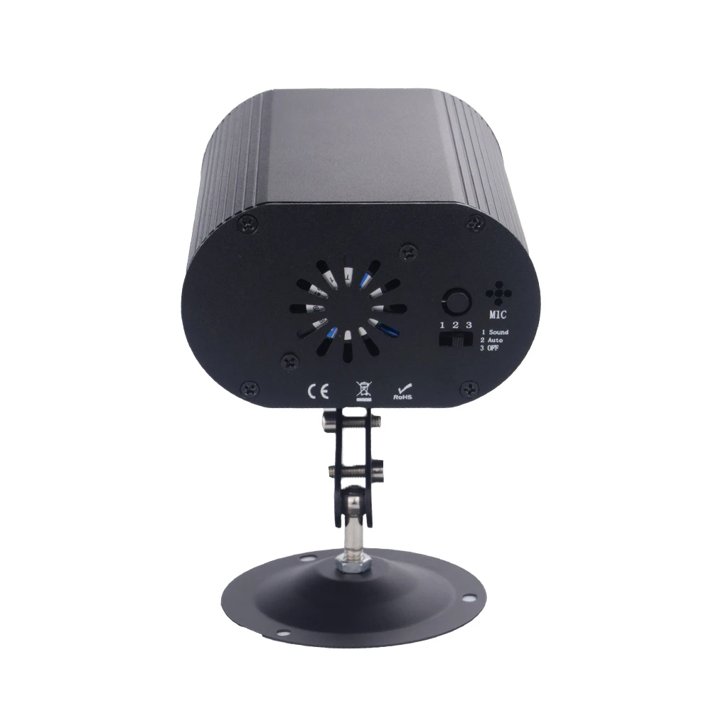 Диско-лазерный светильник полноцветный RGB лазерный проектор светодиодный