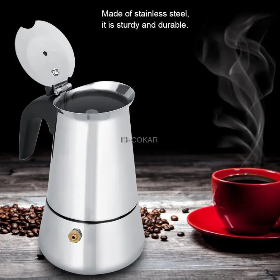 Pot Percolator Drink Cafetiere Latte Stovetop