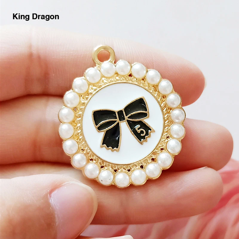 Подвески с жемчужинами и цветами для изготовления ювелирных изделий подвески