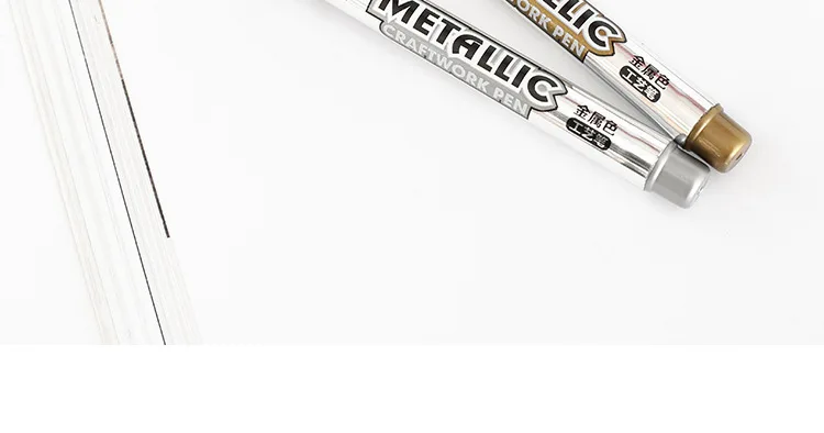 2 шт. DIY металлическая водостойкая Перманентная Краска Маркер ручки Sharpie золото и серебро 1,5 мм студенческие принадлежности ручка для рукоделия художественная краска ing