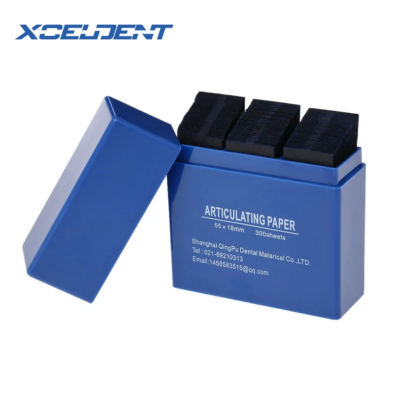 Новинка 300 листов/коробка бумага для сочленения синие полоски стоматологические