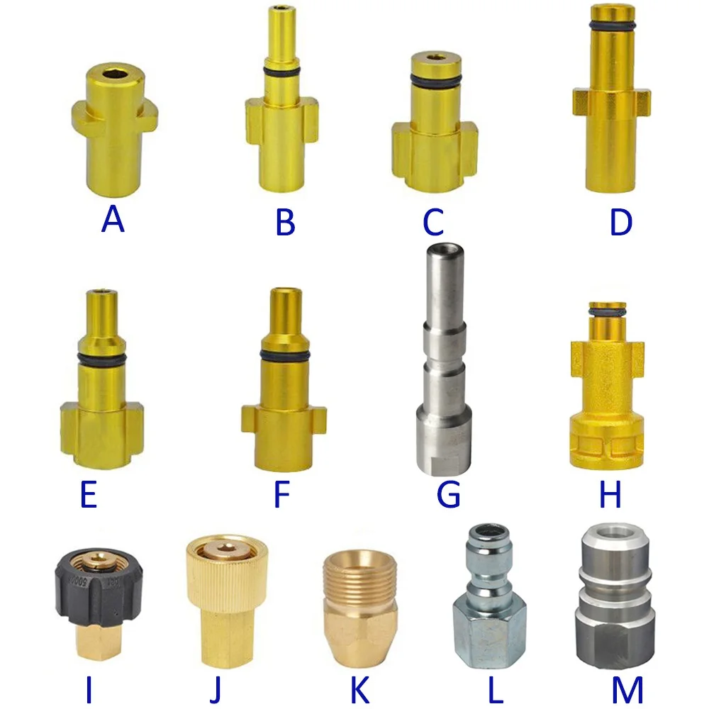 

Karcher Bort Nilfisk Nilfisk Nilfisk Bosch Lavor High Pressure Washer Gun Bayonet Connector Snow Foam Gun Nozzle Adapter
