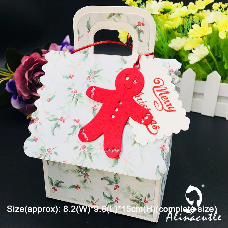 Металлическая высекальная Подарочная коробка для конфет дом скрапбукинга