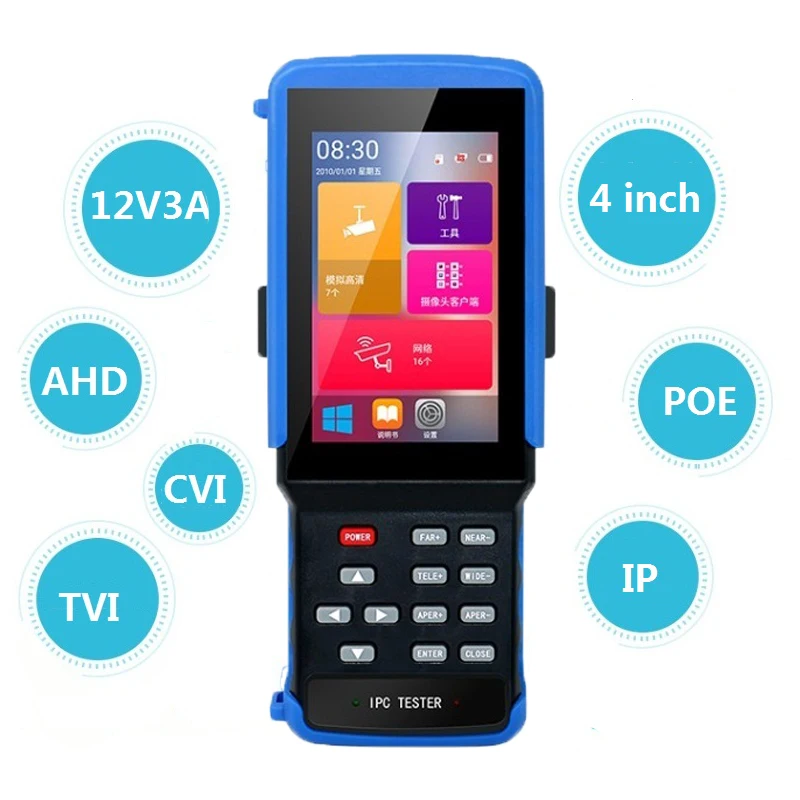 IPC 9310/9310S wifi 4 3 'Ƌ в одном сенсорный экран CCTV тестер для IPC/аналоговой камеры 1080P