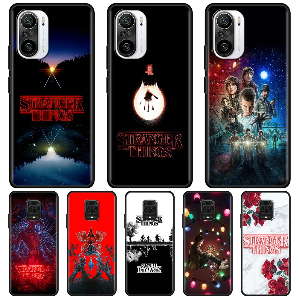 

Stranger Things Mobile Phone Case For Xiaomi Redmi Note 9S 9 4G 8 Pro 10 5G 7 9C 8T 8 9A K40 7A 8A 9T Back Cover Bumper