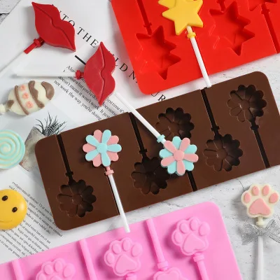 Круглая силиконовая форма в форме сердца для леденцов инструмент выпечки