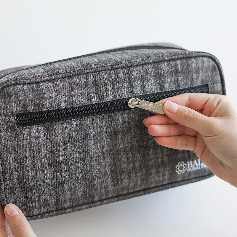 

Men's make-up toiletry bags jacquard cationic Oxford cloth bag travel cosmetics receive package