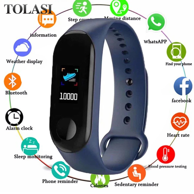 Smart Band Watch Bracelet Wristband Fitness Tracker Blood Pressure Heart Rate watches Women Dropshipping 2019 | Наручные часы
