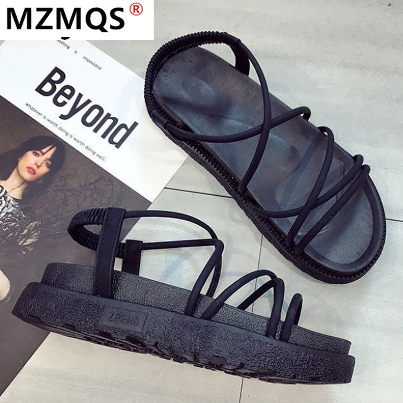 

2021 Woman Shoes Summer Open-toe Sexy Beach Shoes Fashion New Outdoor Walking Platform Shoes Women's Comfortable Casual Sandals