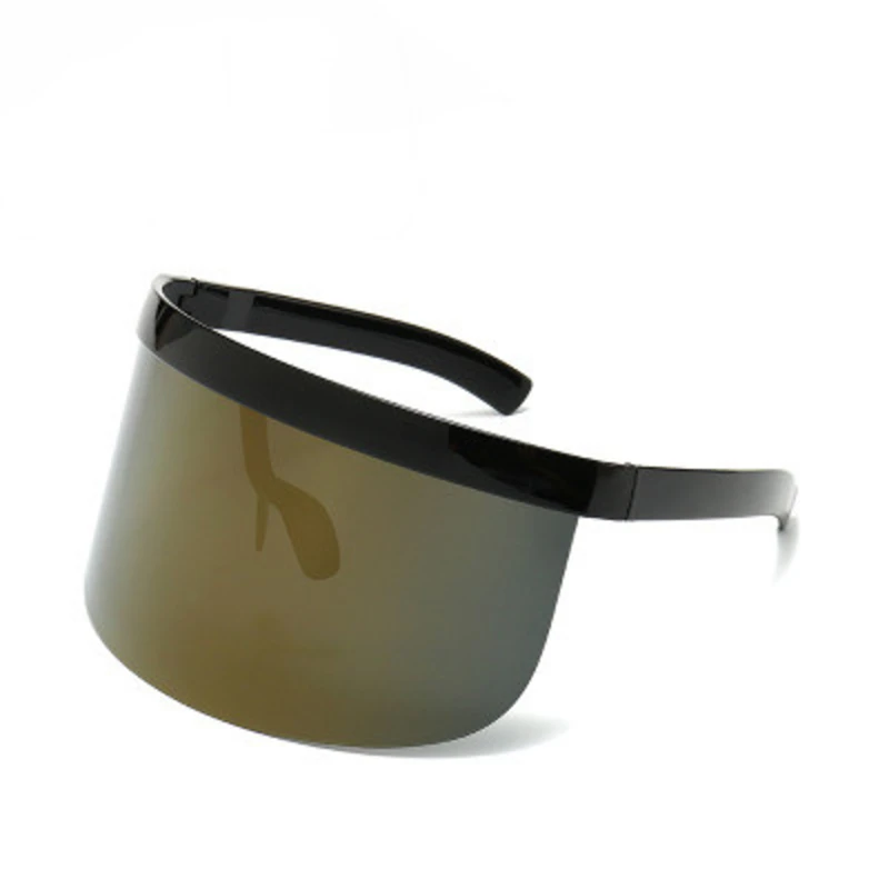 

new oversized one piece sunglasses women 2020 luxury brand retro large frame sun glasses Anti-dropping goggles Windproof shades